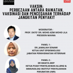 FORUM MAVMA- VAKSIN: PERBEZAAN ANTARA RAWATAN, VAKSINASI DAN PENCEGAHAN TERHADAP JANGKITAN PENYAKIT